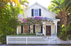 A quintessential Key West cottage.