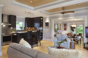 We love the contemporary designer style and open floor plan!