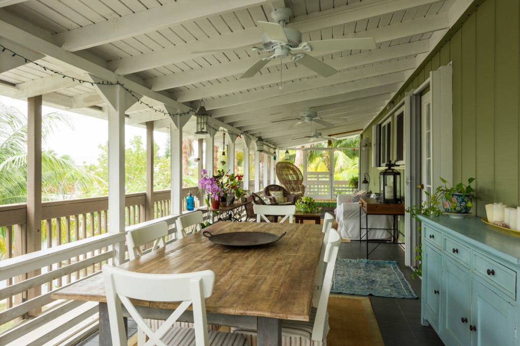 You will love the 10' x 44' screened porch.
