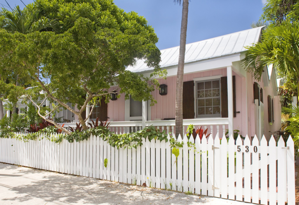 One of the most charming cottages in Old Town Key West, 530 Grinnell Street as seen today.